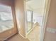 Bathroom featuring a shower, soaking tub, tiled floors, and a window at 18166 W Camino Real Dr, Surprise, AZ 85374