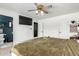 Spacious main bedroom provides access to the en-suite bathroom at 18427 N 32Nd Ln, Phoenix, AZ 85053