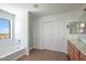 Bright and clean bathroom featuring a soaking tub, shower, and spacious vanity at 30375 W Verde Ln, Buckeye, AZ 85396