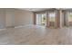 Spacious living room with sliding doors and outdoor views to backyard at 3260 W Caleb Rd, Phoenix, AZ 85083