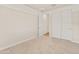 Bedroom with closet and open doorway leading to staircase at 3264 W Caleb Rd, Phoenix, AZ 85083