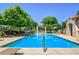 Community pool area, perfect for relaxing by the water on a hot day at 3443 E Jasper Dr, Gilbert, AZ 85296