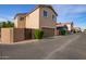 A charming two-story home with a well-maintained lawn and attached garage at 3443 E Jasper Dr, Gilbert, AZ 85296