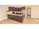Gourmet kitchen featuring stainless steel appliances and granite countertops at 3443 E Jasper Dr, Gilbert, AZ 85296