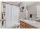 Standard bathroom features a shower-tub combo, vanity, and large mirror at 3488 S Bowman Rd, Apache Junction, AZ 85119