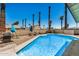 Relaxing pool with well manicured palm trees at 4702 W Northview Ave, Glendale, AZ 85301