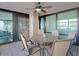 Relaxing patio with comfortable seating, fan, and views at 4808 N 24Th St # 204, Phoenix, AZ 85016