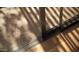 Close-up of tile and wood flooring with modern sliding door track at 5050 N Camelback Ridge Dr # 1301, Scottsdale, AZ 85251
