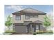 New construction two-story home with gray siding, a modern garage door, and desert landscaping at 670 W Laredo St, Chandler, AZ 85225