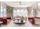 Cozy living room with neutral tones, comfortable seating, large windows, and stylish decor elements at 670 W Laredo St, Chandler, AZ 85225