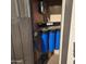 Advanced whole house water filtration with filter assembly inside access panel at 10951 N 91St Ave # 255, Peoria, AZ 85345