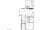 Detailed floor plan showcasing the home's layout, including bedrooms, bathrooms, and living spaces at 18434 E El Buho Pequeno Rd, Gold Canyon, AZ 85118