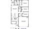 Detailed floor plan showcasing the layout of the home, including the kitchen, bedrooms, bathrooms, and living spaces at 25484 W Graham Trl, Buckeye, AZ 85326