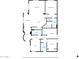 Detailed floor plan showcasing the layout of the house with labeled rooms and dimensions at 30285 W Leah Dr, Buckeye, AZ 85396