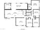 Detailed floor plan showcasing layout of home with living spaces, bedrooms and bathroom at 3208 W Bloomfield Rd, Phoenix, AZ 85029