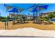 Community playground features climbing structures and slides for to have fun and be active at 4044 S 58Th Ln, Phoenix, AZ 85043