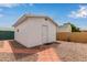 Exterior view of an outbuilding in backyard at 5317 E Colby St, Mesa, AZ 85205