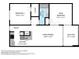 This layout includes two bedrooms, a bathroom, kitchen and spacious living/dining area with balcony at 7625 E Camelback Rd # B244, Scottsdale, AZ 85251