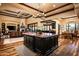 Gourmet kitchen featuring a large island, custom cabinetry, and high-end appliances in an elegant home at 7753 E Whisper Rock Trl, Scottsdale, AZ 85266
