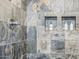 Shower featuring decorative tile surround and convenient built-in shelving for toiletries at 8423 E Heatherbrae Dr, Scottsdale, AZ 85251