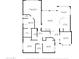 Detailed floor plan showcasing the layout of the home, including the bedrooms, bathrooms, and living spaces at 12214 W Madison St, Avondale, AZ 85323