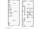 Detailed floor plan showcasing layout of the home, including measurements and room names at 17610 N 17Th Pl # 2, Phoenix, AZ 85022