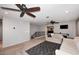 Spacious game room with pool table and comfortable seating at 18351 W Southgate Ave, Goodyear, AZ 85338
