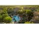 Beautiful aerial shot of community pool and surrounding residential area at 20750 N 87Th St # 2115, Scottsdale, AZ 85255