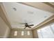 Bedroom ceiling showcasing recessed lighting and a modern ceiling fan at 21883 N 263Rd Dr, Buckeye, AZ 85396