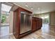 Gleaming stainless steel dishwasher and island at 21883 N 263Rd Dr, Buckeye, AZ 85396