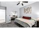 Cozy bedroom with a mirrored closet, neutral tones, and a comfortable double bed at 2201 N Comanche Dr # 1093, Chandler, AZ 85224