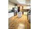 Bright kitchen with white cabinets, stainless steel appliances, and center island at 2400 E Baseline Ave # 201, Apache Junction, AZ 85119