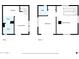 A full house floor plan showcasing the layout of the first and second floors at 2546 N 9Th St, Phoenix, AZ 85006