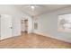 Bright bedroom with closet, ceiling fan, and windows offering ample natural light at 2834 S Extension Rd # 2005, Mesa, AZ 85210