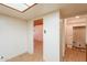 Hallway with view to other rooms and storage area at 3115 N 26Th St, Phoenix, AZ 85016