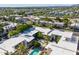 Aerial view showing complex, pools, palms, and lush landscaping at 3655 N 5Th Ave # 202, Phoenix, AZ 85013