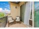 Outdoor patio with cozy seating and access to the living space, ideal for relaxation at 4637 S Jetty --, Mesa, AZ 85212
