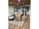 Bright office space featuring a wooden ceiling, ample natural light, and neutral decor, creating a serene work environment at 5202 E Larkspur Dr, Scottsdale, AZ 85254