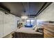Bedroom with a view, modern lighting, and neutral tones at 535 W Thomas Rd # 513, Phoenix, AZ 85013