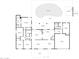 Detailed floor plan showcasing layout of the home, including pool and patio areas at 5441 E Wethersfield Rd, Scottsdale, AZ 85254