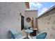 Cozy outdoor patio area with comfortable seating, perfect for relaxing or entertaining guests at 6349 N 78Th St # 105, Scottsdale, AZ 85250