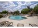 Community pool with sun loungers offers a relaxing and social outdoor space for residents at 6349 N 78Th St # 105, Scottsdale, AZ 85250