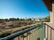 Balcony overlooking a lush community golf course with a clear blue sky above at 6535 E Superstition Springs Blvd # 217, Mesa, AZ 85206