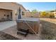 Hot tub situated in a well-kept backyard at 7577 S Towel Creek Dr, Gold Canyon, AZ 85118