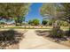 Community park featuring lush grass, trees, and a walkway at 8178 W Tonopah Dr, Peoria, AZ 85382