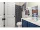 Bathroom with a shower, updated vanity, and a modern design at 8351 S Summit Dr, Casa Grande, AZ 85193
