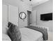 Comfortable bedroom with neutral color palette and modern fixtures at 883 E Hampton Ln, Gilbert, AZ 85295