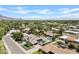 Expansive aerial view of a residential neighborhood with mountain backdrop at 101 E Linger Ln, Phoenix, AZ 85020