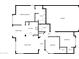 Detailed floorplan showcasing the layout of the home with three bedrooms, living spaces, and a garage at 10242 N 66Th Ave, Glendale, AZ 85302