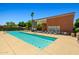 Community outdoor pool and lounge area at 1850 E Maryland Ave # 18, Phoenix, AZ 85016